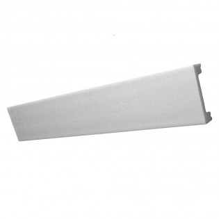 Plinta duropolimer decorativa, alba, 13x65mm, 2.3 ml/buc, Decosa UP130