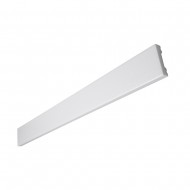 Plinta duropolimer decorativa, alba, 10x40mm, 2 ml/buc, Decosa SK40