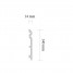 Plinta duropolimer decorativa, alba, 14x140mm, 2 ml/bax, Decosa SK140