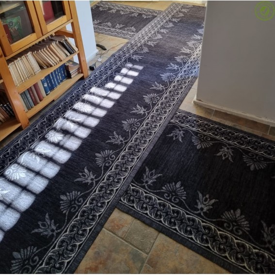 Traversa Davo Pro model floral, gri, 1m x 30m, cod 33036