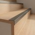 Profil trepte, aluminiu, 20x20mmx100cm, inox inchis - nuanta olive, set 5 buc, 2020, Ersin