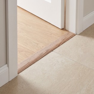 Profil trecere la nivel, aluminiu, 35mmx270cm, lemn natural Cordoba 710, set 5 bucati, 3085, Ersin