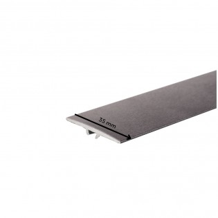 Profil trecere la nivel, aluminiu, 35mmx90cm, gri antracit Iron 903, set 5 bucati, 3085, Ersin