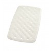Covoras cu ventuze, 36x71cm, alb, antiderapant, Promo