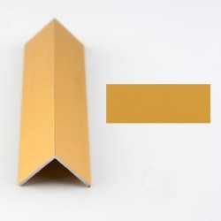 Profile aluminiu tip coltar treapta Ersin 2020, auriu, 20x20mmx300cm, set 5 buc, cod 42002