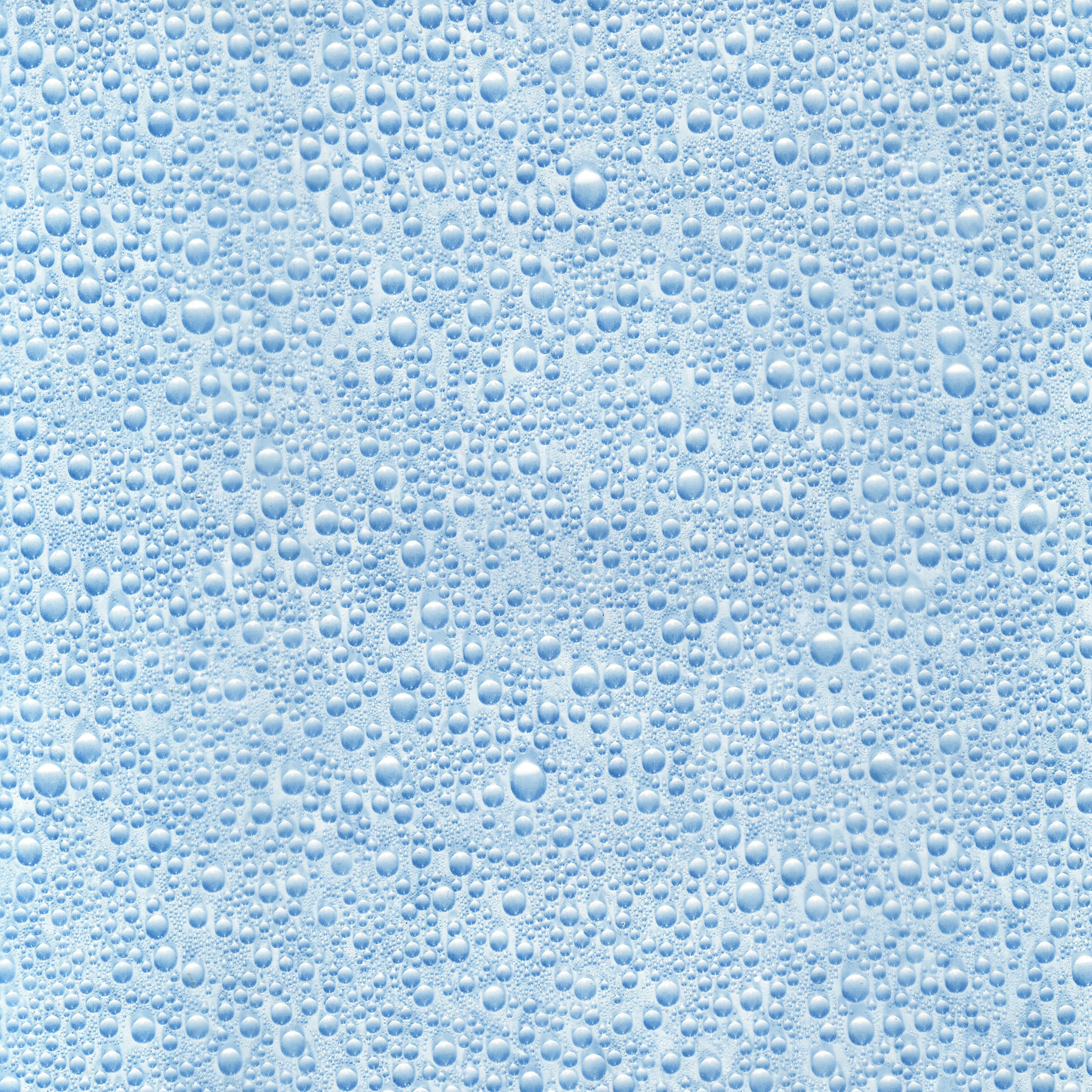 Autocolant Gekkofix Waterdrop, efect geam sablat, albastru deschis, model picaturi de apa, transparent, 45cmx15m 45cmx15m