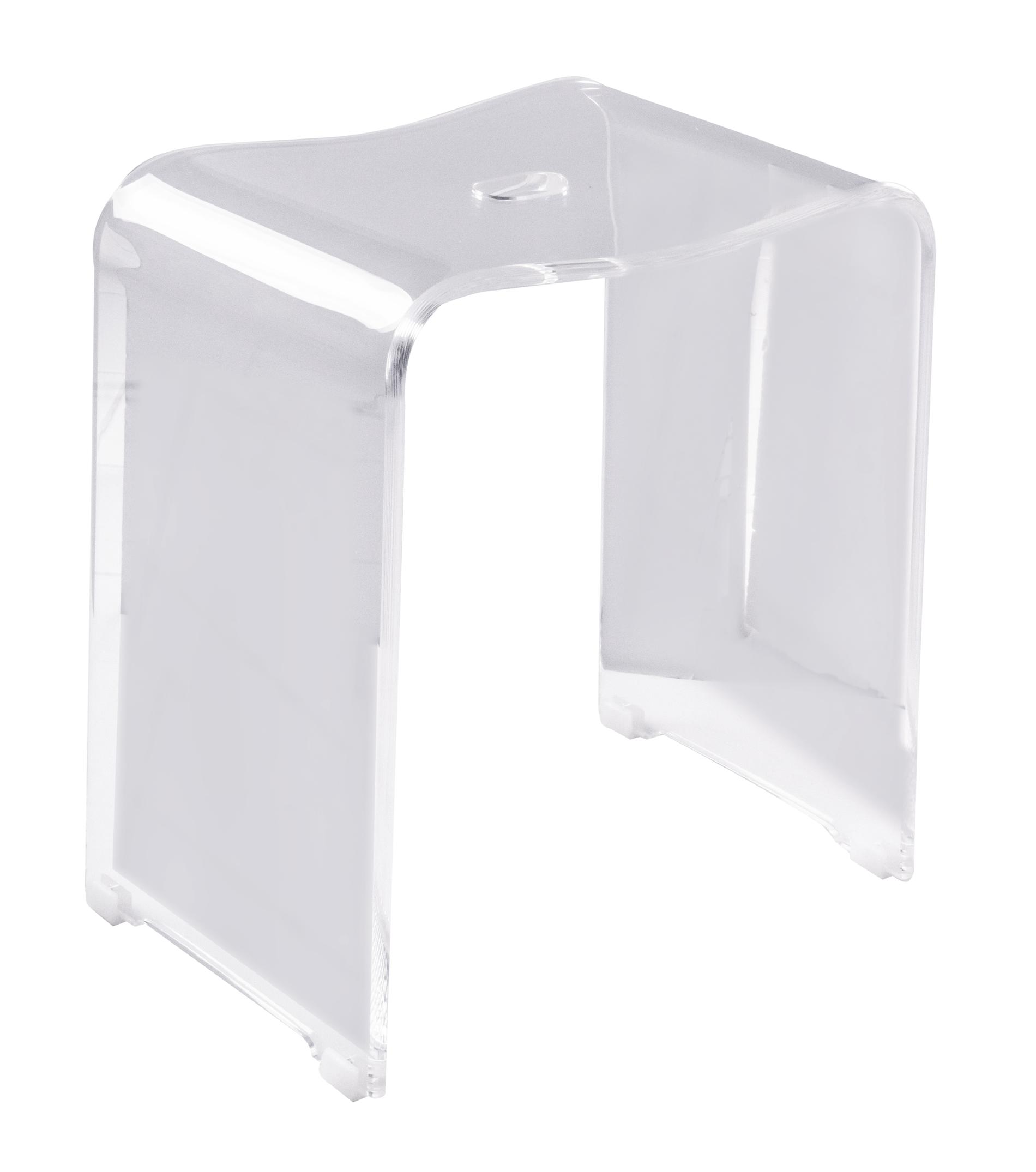 Taburet baie, Ridder, premium, patrat, acril transparent, antiderapant, sustine maxim 100 kg, A211100, Trendy Taburet baie, Ridder, premium, patrat, acril transparent, antiderapant, sustine maxim 100 kg, A211100, Trendy